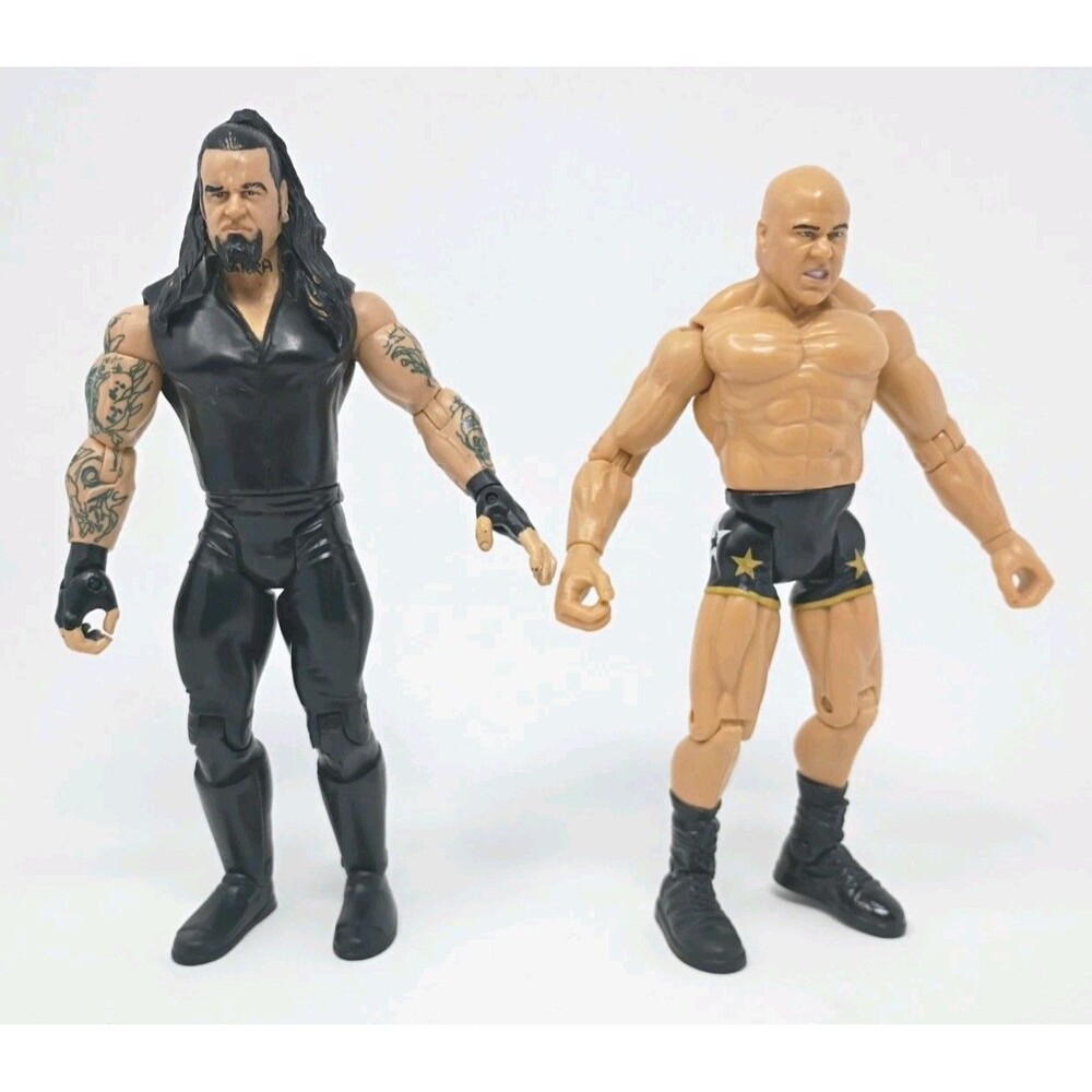 Jakks Pacific Wrestling Action Figures Titan Tron Set Undertaker & Kurt Angler